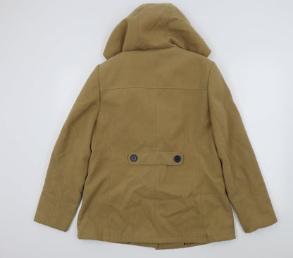 Papaya Womens Brown   Overcoat Coat Size 14