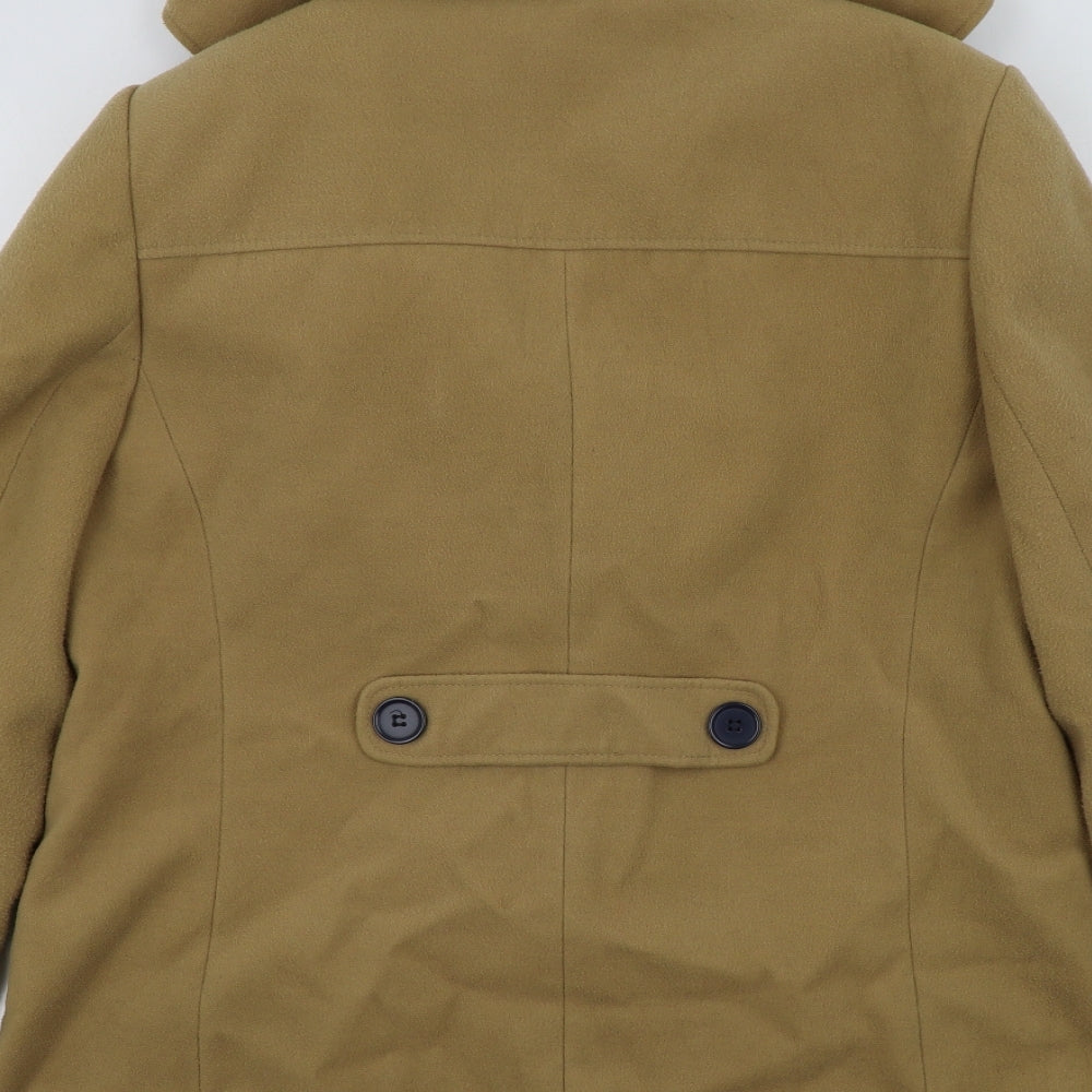 Papaya Womens Brown   Overcoat Coat Size 14