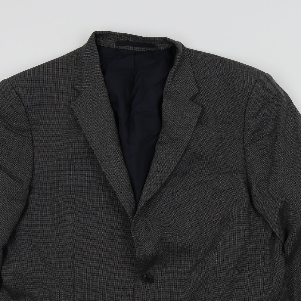 Mens UK Size 42 M&S Regular Grey Suit Jacket