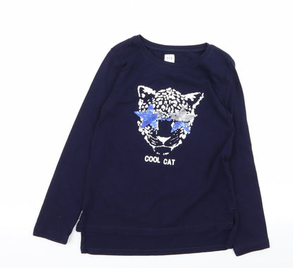 Gap Girls Blue   Basic T-Shirt Size S