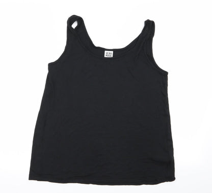 VERO MODA Womens Black   Basic Tank Size M
