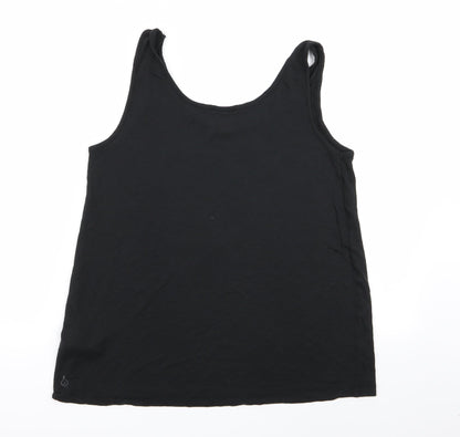 VERO MODA Womens Black   Basic Tank Size M