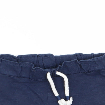 F&F Girls Blue   Capri Trousers Size 18-24 Months  - shorts