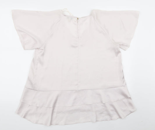 Papaya Womens Pink   Basic Blouse Size 12