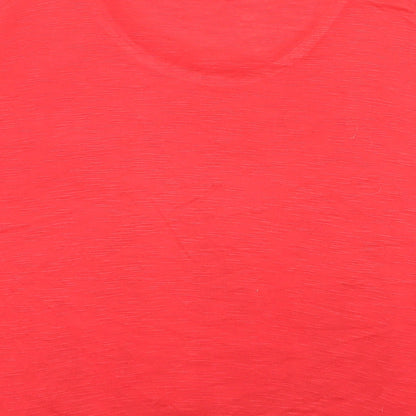 pep and co Girls Red Batik  Basic T-Shirt Size 9-10 Years
