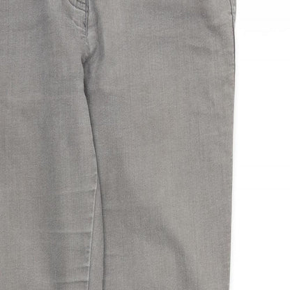 NEXT Womens Grey   Skinny Jeans Size 12 L28 in