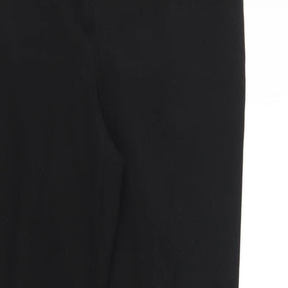 Womens UK Size 12 M&S Regular Fit  Black Trousers