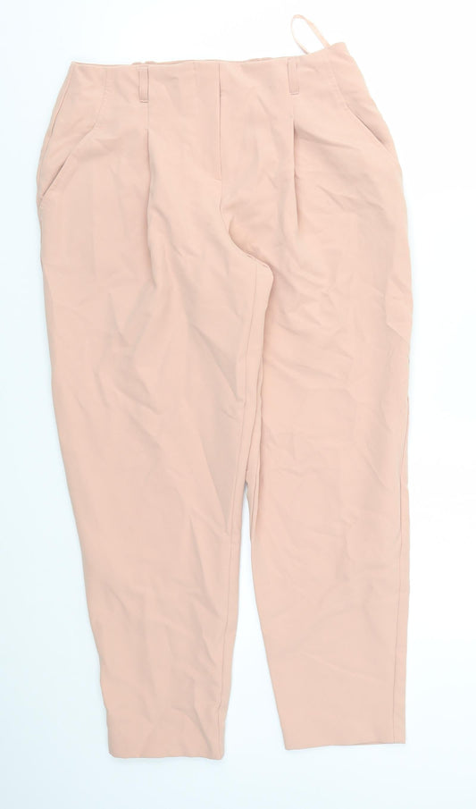 NEW LOOK  Womens Pink   Trousers  Size 10 L24 in