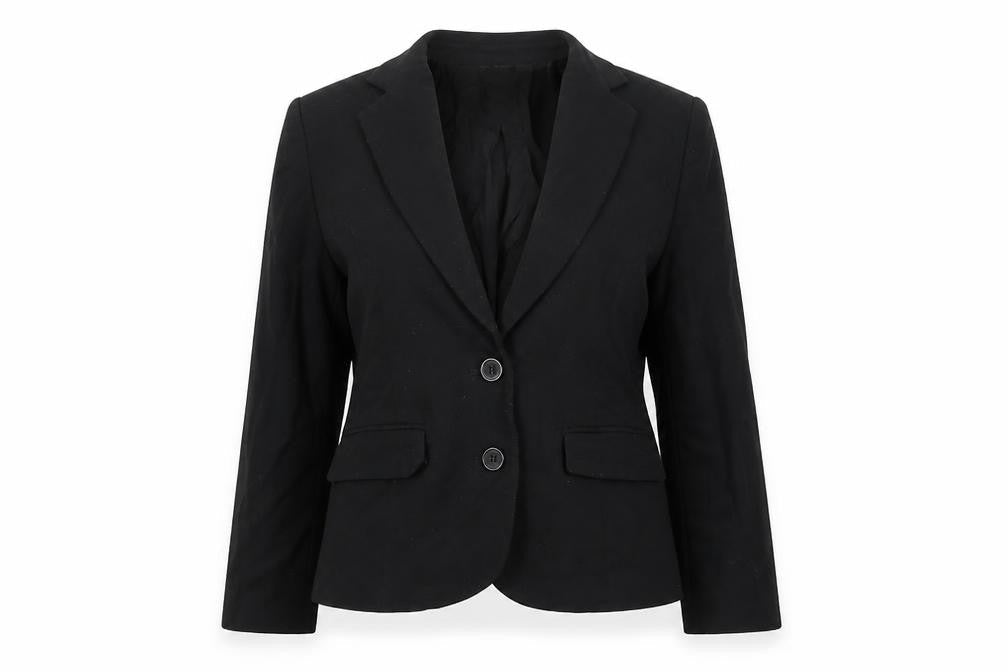 Womens UK Size 10 M&S Regular Black Blazer