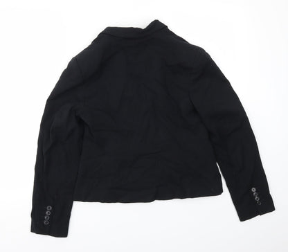 M&S Womens Black   Jacket Blazer Size 10