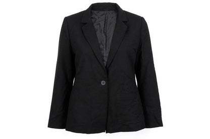 Reflections Womens Black   Jacket Blazer Size 14