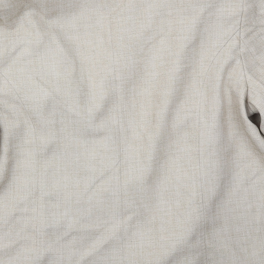 ISLE Womens Beige   Jacket Blazer Size 20