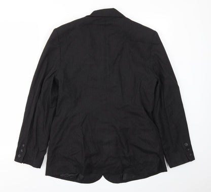 Karen Scott Womens Black   Jacket Blazer Size 12
