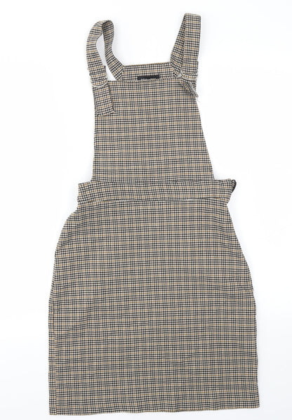 New Look Womens Multicoloured Check  Fit & Flare  Size 8