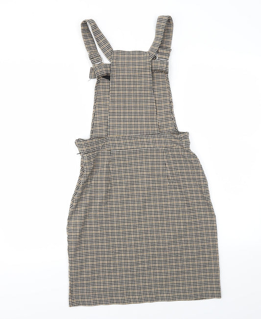 New Look Womens Multicoloured Check  Fit & Flare  Size 8