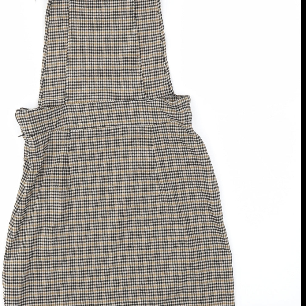 New Look Womens Multicoloured Check  Fit & Flare  Size 8