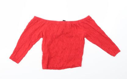 New Look Girls Red   Basic T-Shirt Size 10-11 Years
