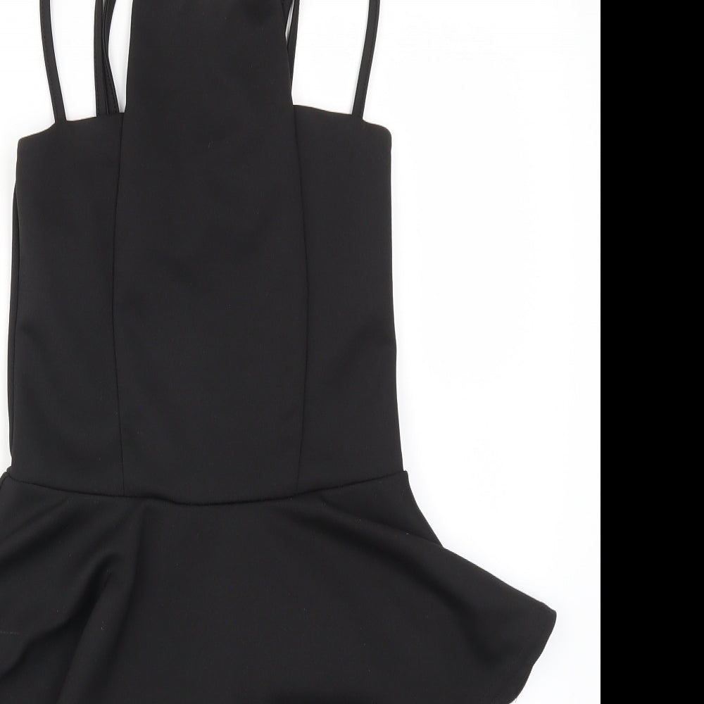 Boohoo Womens Black   A-Line  Size 8
