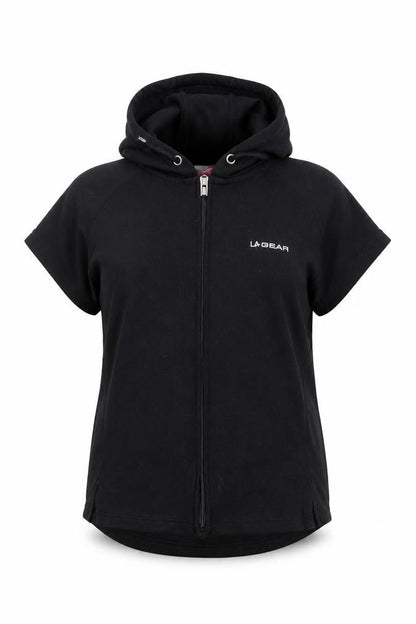 LA Gear Womens Black   Full Zip Jumper Size 8
