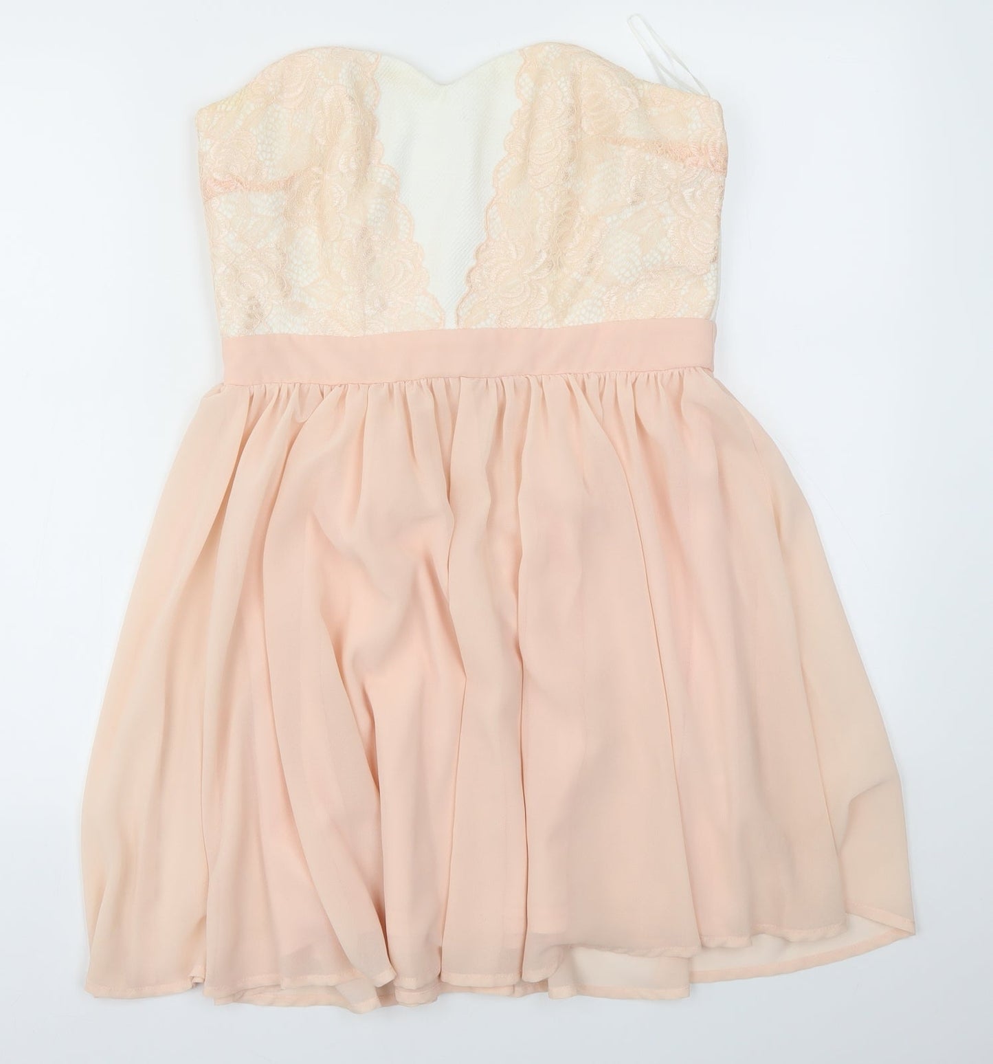 Boohoo Womens Multicoloured Geometric  Fit & Flare  Size 12