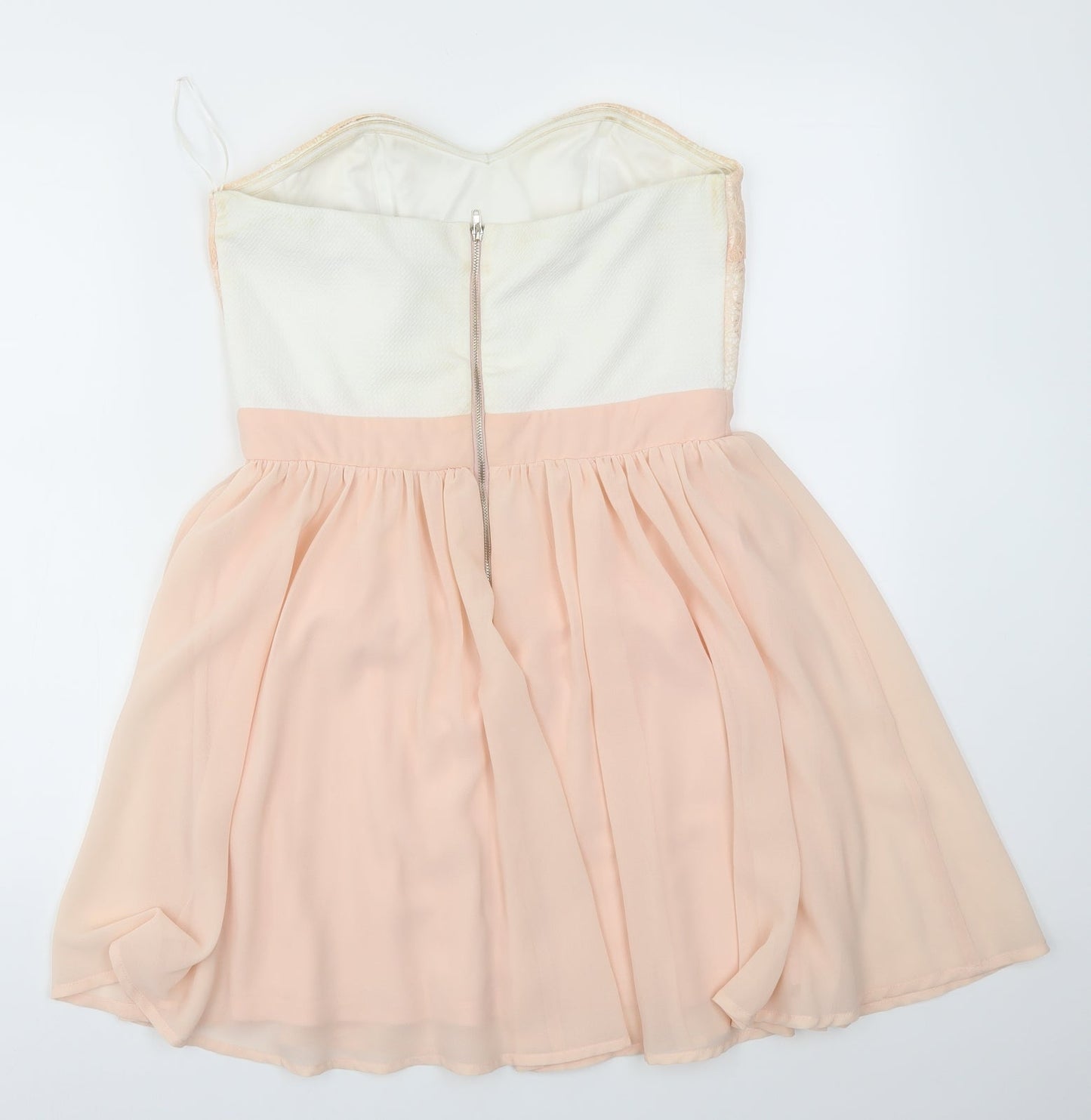 Boohoo Womens Multicoloured Geometric  Fit & Flare  Size 12