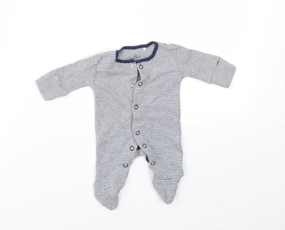 NEXT  Blue Striped  Babygrow One-Piece Size Newborn