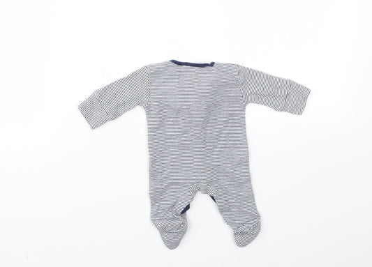 NEXT  Blue Striped  Babygrow One-Piece Size Newborn