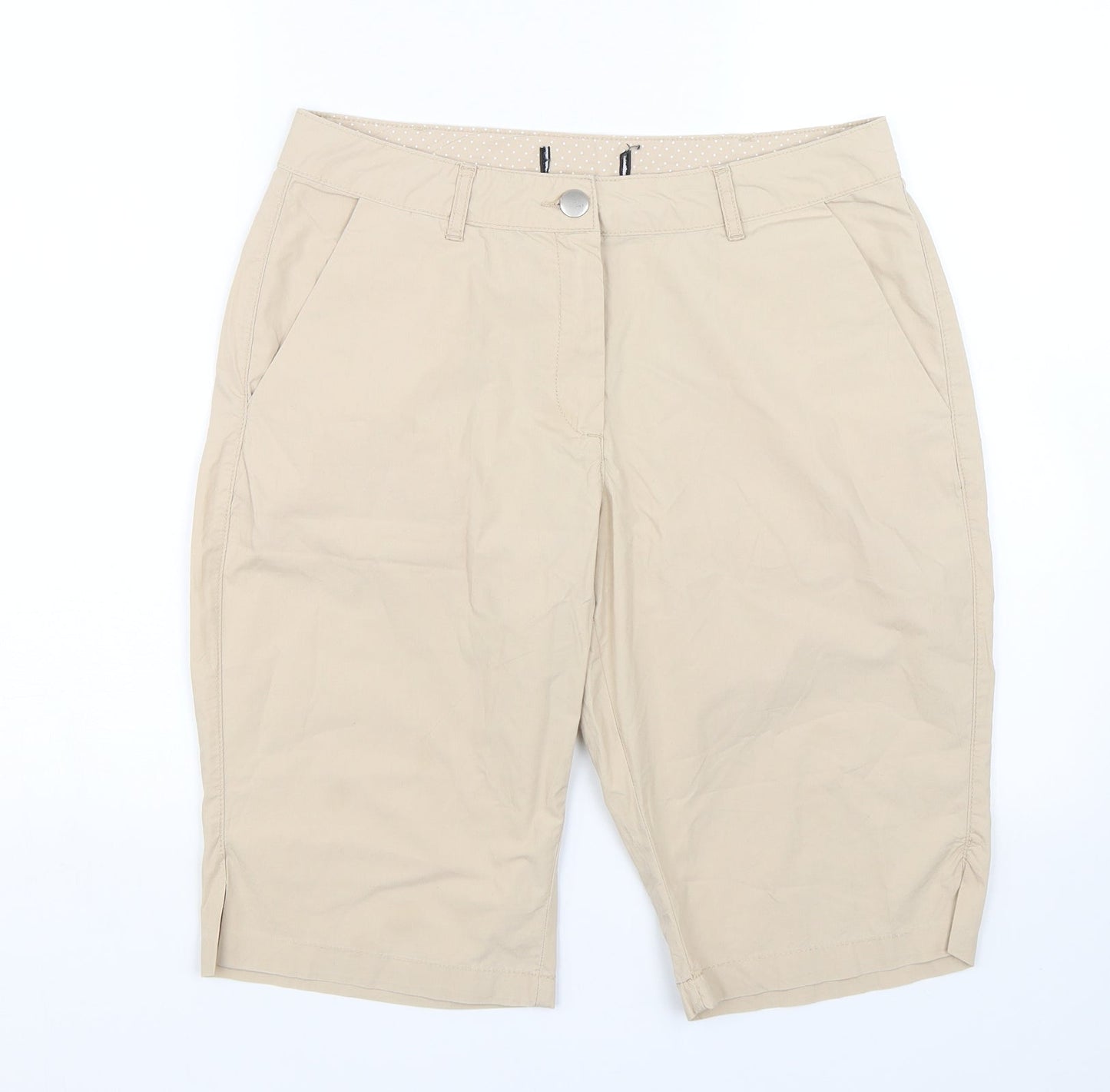 Womens UK Size S Preworn Regular Fit Bermuda Shorts