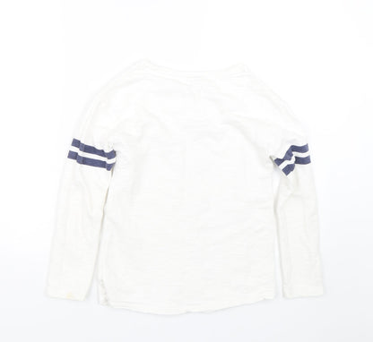 NEXT Girls White   Pullover Sweatshirt Size 9 Years