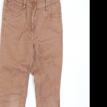 NEXT Girls Brown   Straight Jeans Size 9 Years