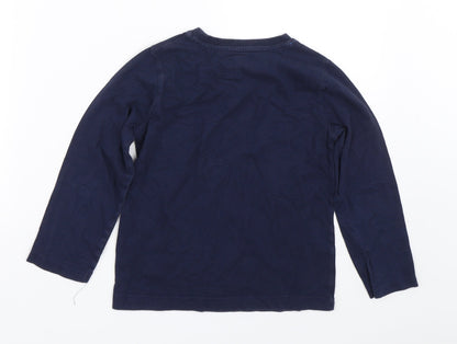 F&F Girls Blue   Basic T-Shirt Size 6-7 Years  - Star