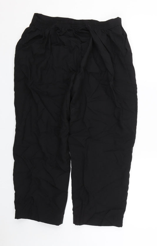 22 Womens Black   Trousers  Size S L20.5 in