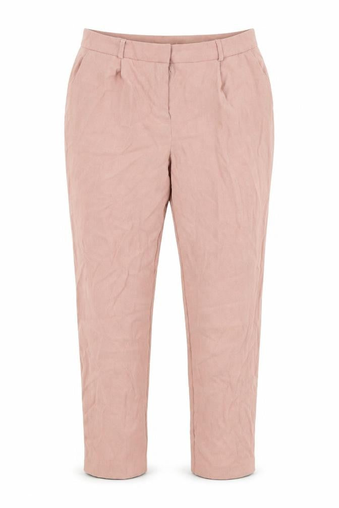 Womens UK Size 14 M&Co Regular Fit  Pink Trousers