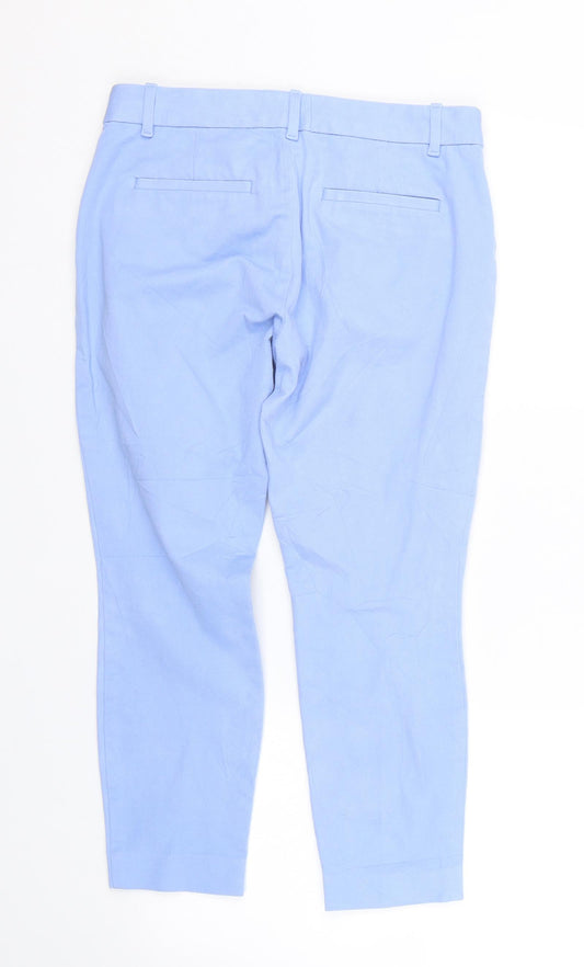 Womens UK Size 6 Gap Regular Fit Carrot Blue Trousers
