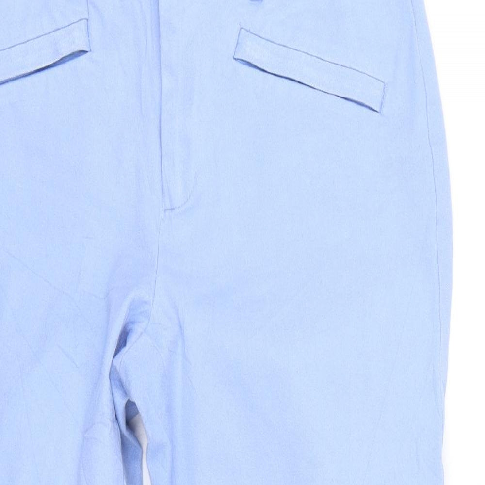 Womens UK Size 6 Gap Regular Fit Carrot Blue Trousers
