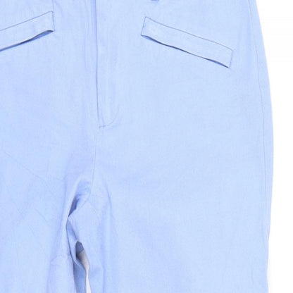 Womens UK Size 6 Gap Regular Fit Carrot Blue Trousers