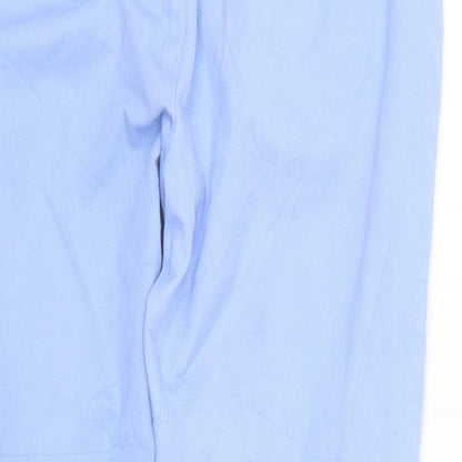 Womens UK Size 6 Gap Regular Fit Carrot Blue Trousers
