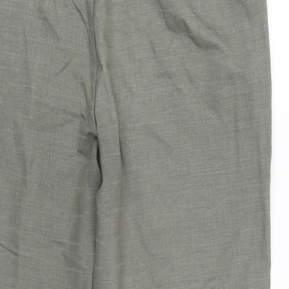 BM Womens Green   Cropped Trousers Size 16 L22 in