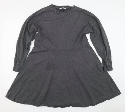 Zara Womens Grey   Jumper Dress  Size S