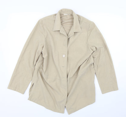 Womens UK Size 14 Daxon Beige Jacket