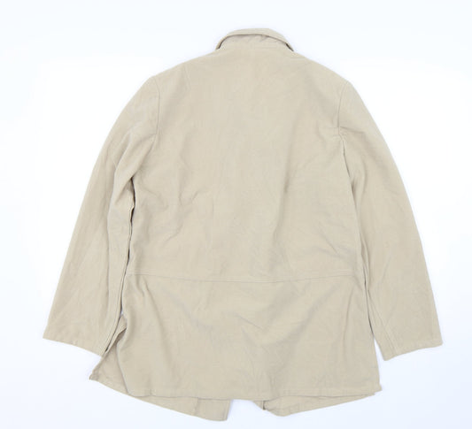 Daxon Womens Beige   Jacket Blazer Size 14