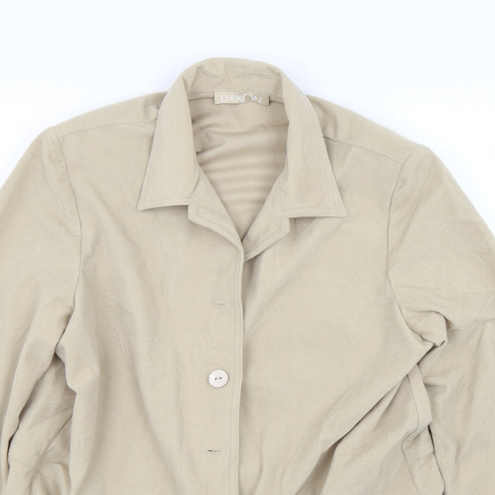 Womens UK Size 14 Daxon Beige Jacket