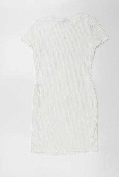 SheIn Womens White   T-Shirt Dress  Size M