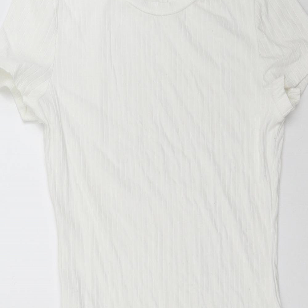 SheIn Womens White   T-Shirt Dress  Size M