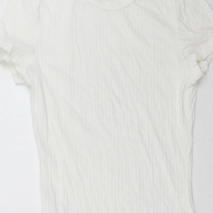 SheIn Womens White   T-Shirt Dress  Size M