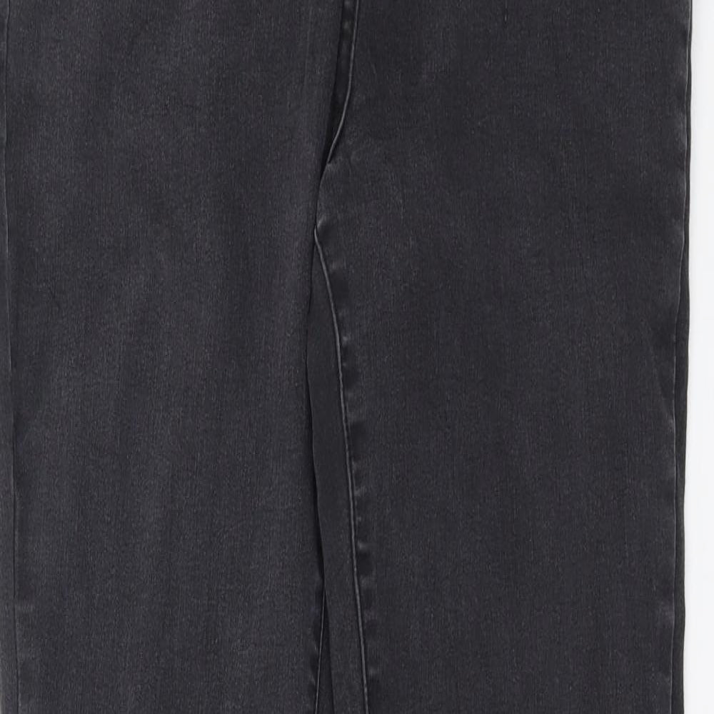 Nutmeg Womens Grey  Denim Skinny Jeans Size 14 L30 in