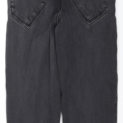 Dorothy Perkins Womens Grey  Denim Skinny Jeans Size 10 L24 in