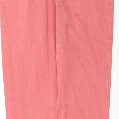 Primark Womens Pink  Denim Skinny Jeans Size 8 L30 in