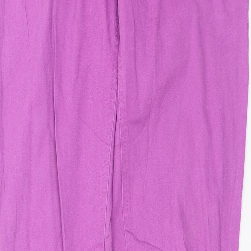 Fishbone Womens Purple  Denim Skinny Jeans Size S L32 in