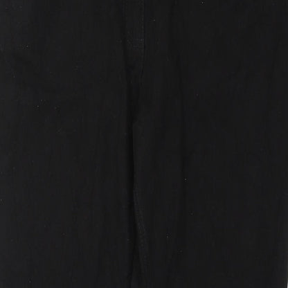 alfredo pauly Mens Black  Denim Straight Jeans Size 34 in L29 in